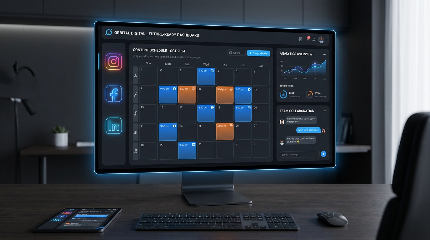 Social Media Content System portfolio screenshot